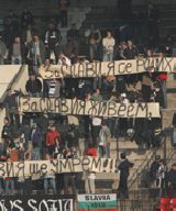 Фенове на "Славия" протестират срещу Венцислав  Стефанов